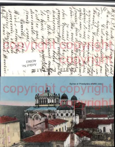 463063,Rhone-Alpes Ain Eglise et Presbytere d'Ars Kirche