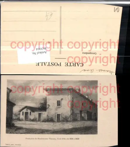 463064,Künstler AK Rhone-Alpes Ain Ars Presbytere du Bienheureux Vianney