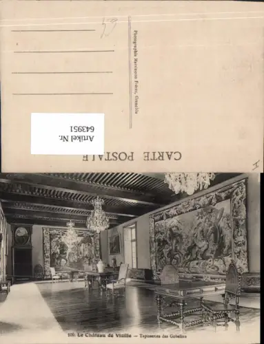 643951,Chateau Vizille Isere Dauphine Luster Salon