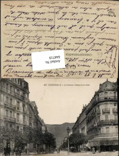 644719,Grenoble Isere L Avenue Alsace Lorraine