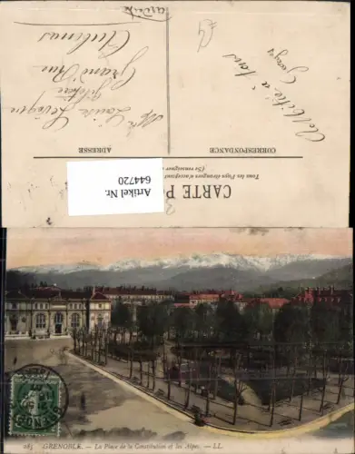 644720,Grenoble Isere La Place de la Constitution