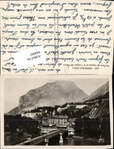 644997,Grenoble Isere brücke Pont de France Casque de Neron