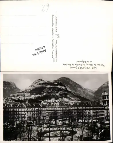 645000,Grenoble Isere Vue Sur de Neron Bastille St. Eynard