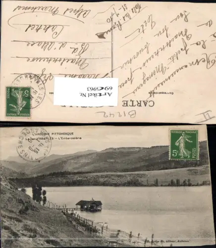 696963 Rhones Alpes Ardeche Lac Issarles Cevennes