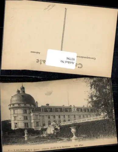 93796,Valecay Chateau Jardin de la Duchesse Frankreich