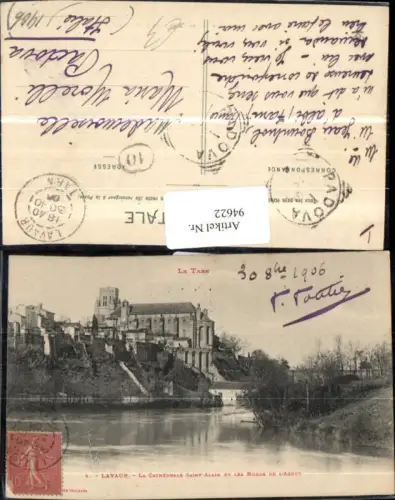 94622,Lavour Tarn Ansicht Cathedrale 1906
