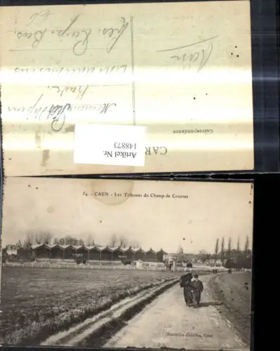 148873,Caen Les Tribunes du Champ de Courses Rennbahn Trabrennbahn