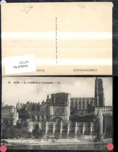167251,Albi La Cathedrale et l Archeveche pub LL 22