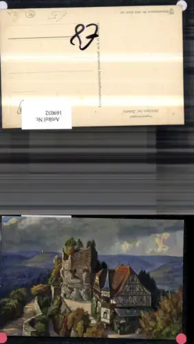 169032,Vogesenburgen Hohbarr b. Zabern sign W. Bürger