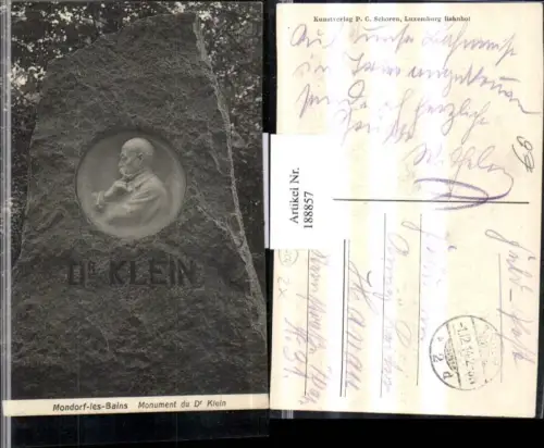 188857,Frankreich Mondorf-les-Bains Monument du Dr Klein