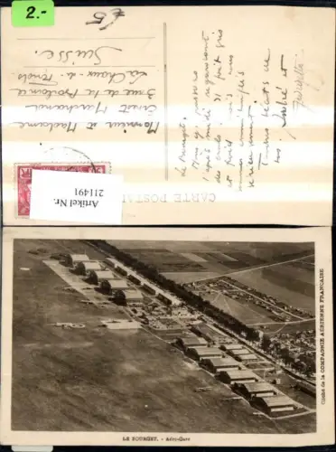 211491,Le Bourget Aero Gare Flughafen Luftbild