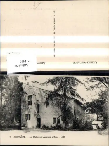 211495,Domremy La Maison de Jeanne d Arc