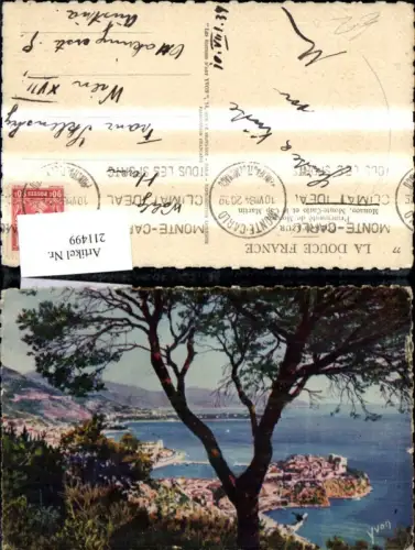 211499,Cote d Azur Principaute de Monaco Monte Carlo et le Cap Martin
