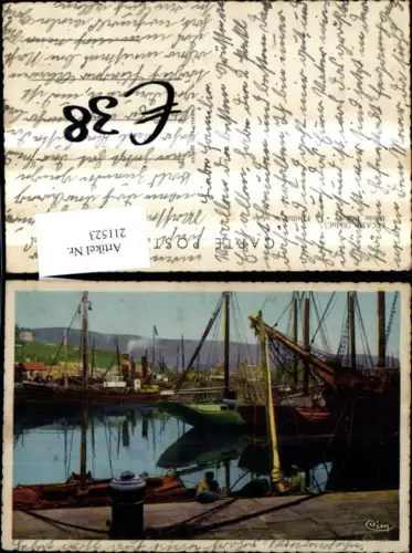 211523,Fecamp Bassin Berigny La Flotille de peche Schiffe Dampfer