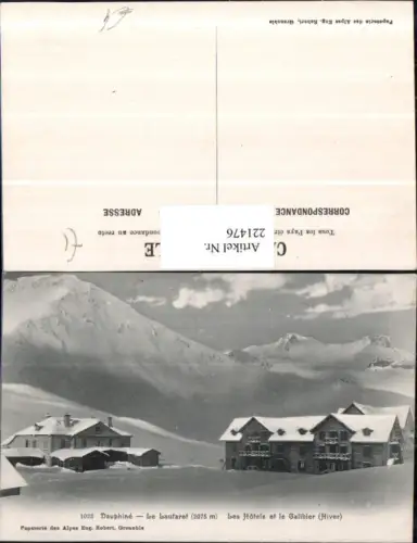 221476,Dauphine Le Lautaret Les Hotels et le Galibier Hiver Winterbild