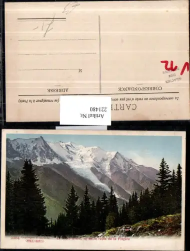 221480,Le Mont Blanc vu de la route de la Fiegere Bergkulisse
