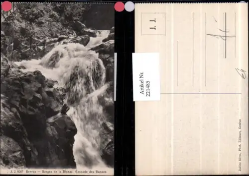221485,Servoz Gorges de la Diosaz Cascade des Danses Wasserfall