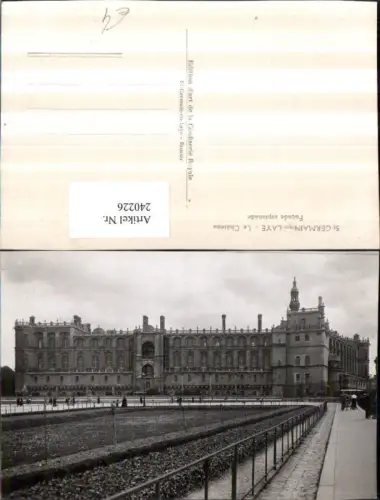 240226,Germain-en-Laye Le Chateau Facade esplanade Schloss
