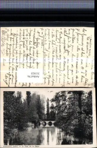 311925,Martizay Le Pont sur la Claise Fluss Brücke