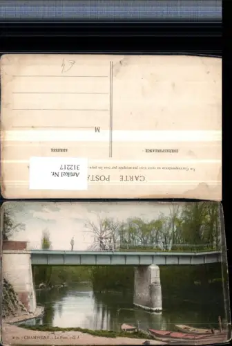 312217,Champigny Le Pont Brücke Boote