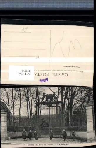 312230,Creteil La Grille du Chateau Eingang zum Schloss