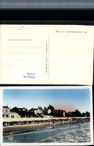 314476,Chatelaillon La Plage Strand Strandleben