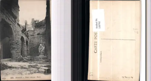 530782,France Orange Vaucluse Theatre Antique Ruines