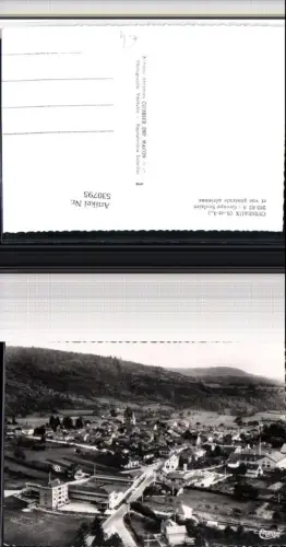 530795,France Cuiseaux Saône-et-Loire Groupe Scolaire et vue generale aerienne Luftbild