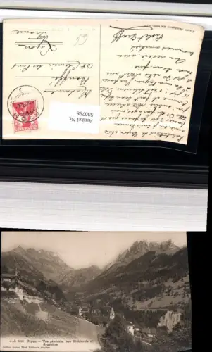 530798,France Gryon Vue generale Les Diablerets et Argentine