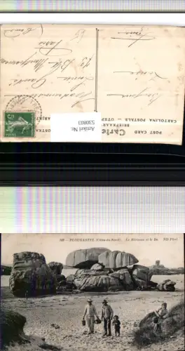 530803,France Plougastel Cotes-du-Nord Le Herisson et le De Strandleben Felsen