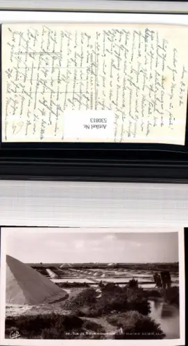 530813,France Ile de Noirmoutier un marais salant Salzfelder Salz Landwirtschaft