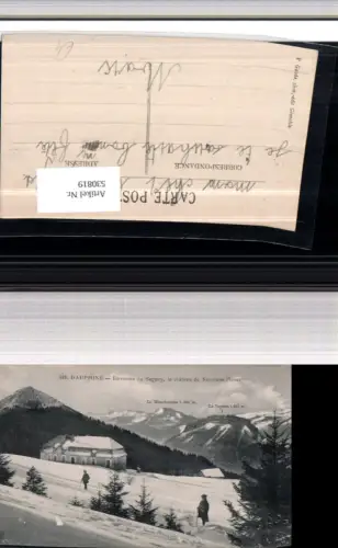 530819,France Dauphine Environs du Sappey le chateau de Sarcenas l hiver Winteransicht