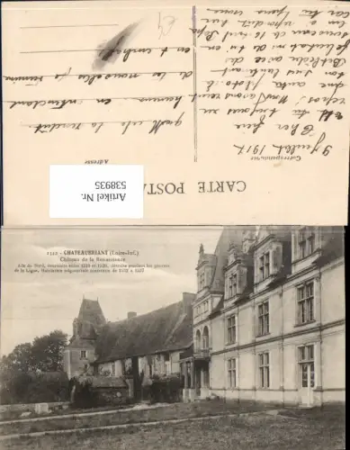 538935,France Chateaubriant Chateau de la Renaissance