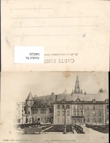 540526,France Grenoble - l'Hotel de Ville
