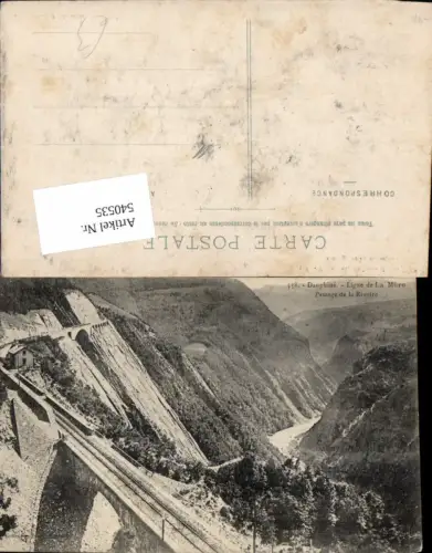 540535,France Dauphiné, linge de La Mùre passage de la Rivoire,