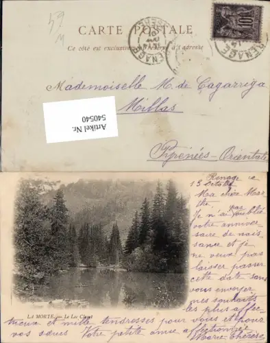 540540,France La Morte – La Lac Claret, See