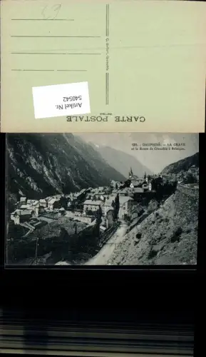 540542,France Dauphinè – La Grave et la routte de Grenoble à Briancon