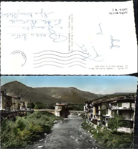 540612 France Sospel La Bevera et le vieux pont Brücke