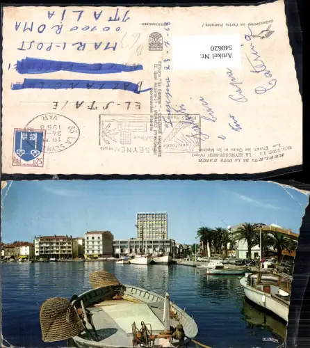 540620 France La Seyne-sur-Mer Var Le port les Quais et la Mairie