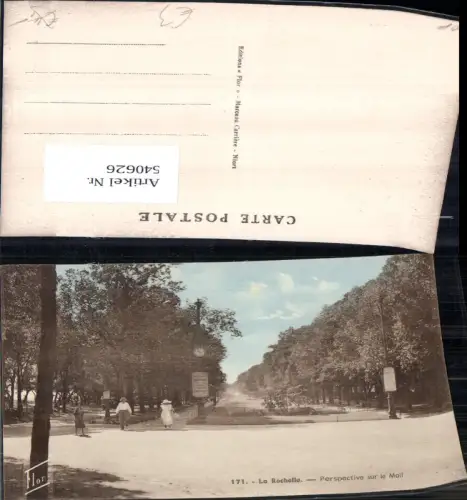 540626 France La Rochelle Perspective sur le Mail