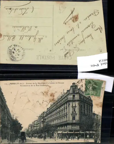 540912 France Paris Avenue de la Republique a la hauteur de l Avenue