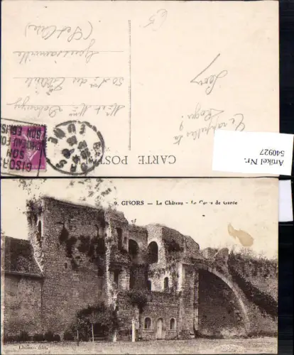 540927 France Gisors Le Chateau Schloss