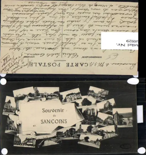 540929 France Mehrbild AK Souvenir de Sancoins