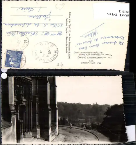540931 France Foto AK Montmorency Vue vers l Orangerie et le Portail d l Eglise St-Martin