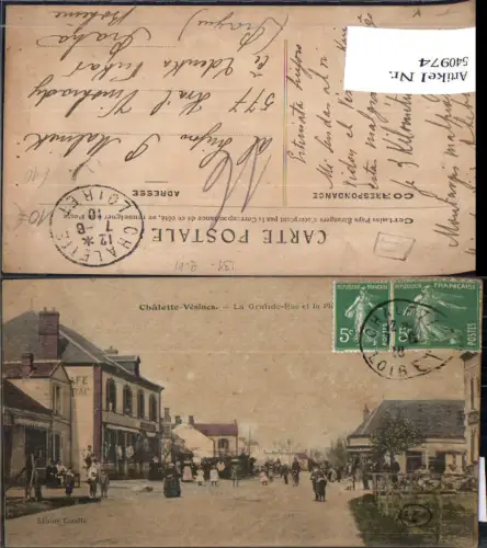 540974 France Chalette-Vesines La Grande Rue