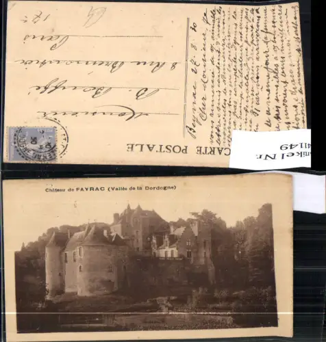 541149 France Chateau de Fayrac Vallee de la Dordogne Schloss