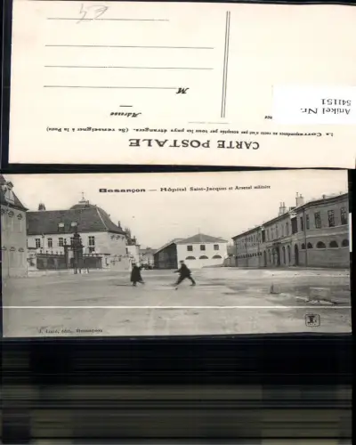 541151 France Besancon Hopital Saint-Jacques et Arsenal militaire Kaserne