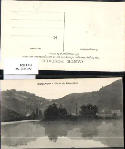 541154 France Besancon Vallee de Casamene