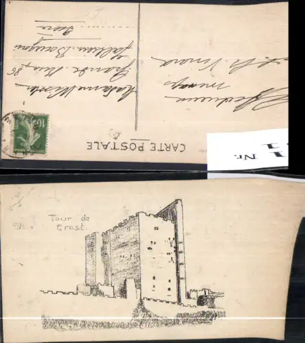 541161 France Künstler AK Tour de Crest