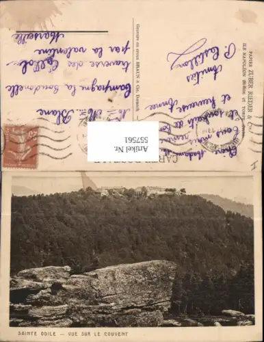 557561,Alsace Mont Ste Odile Odilienberg Couvent